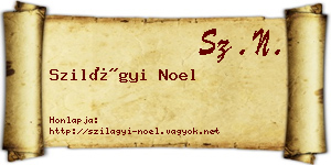 Szilágyi Noel névjegykártya